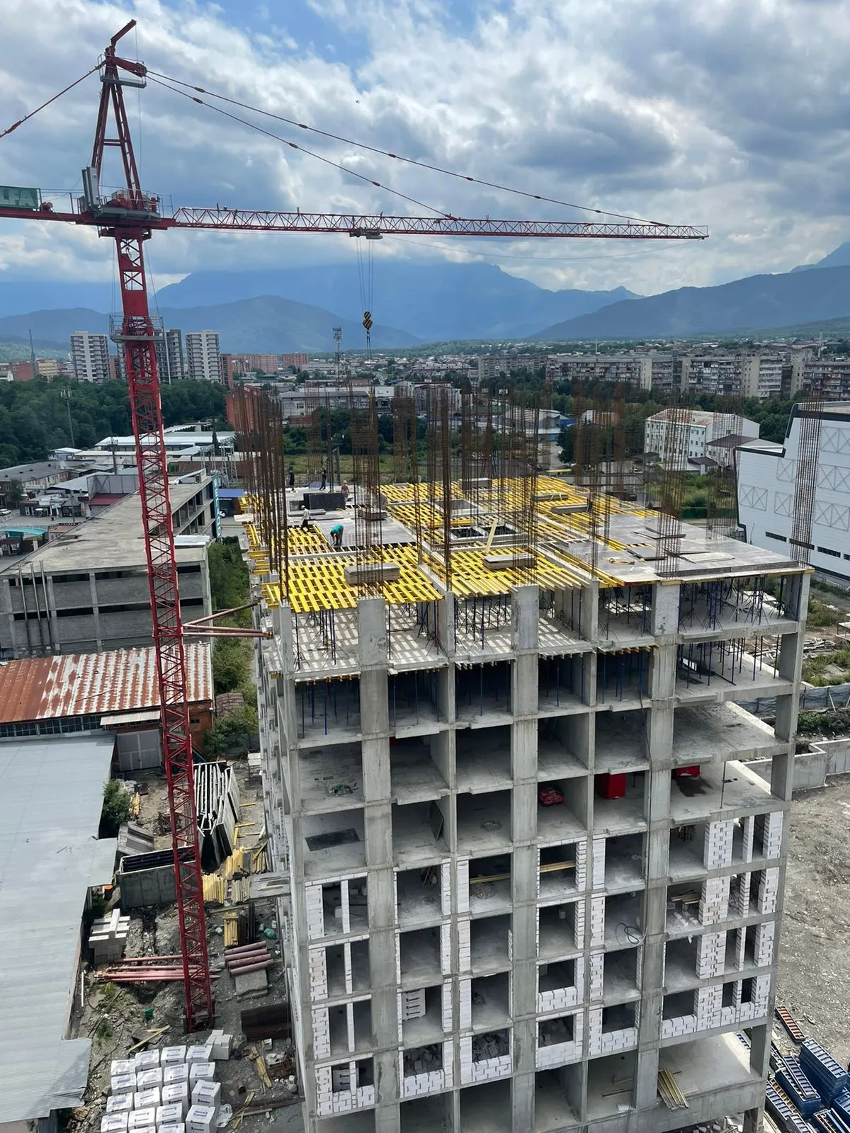 Произведение ход строительства