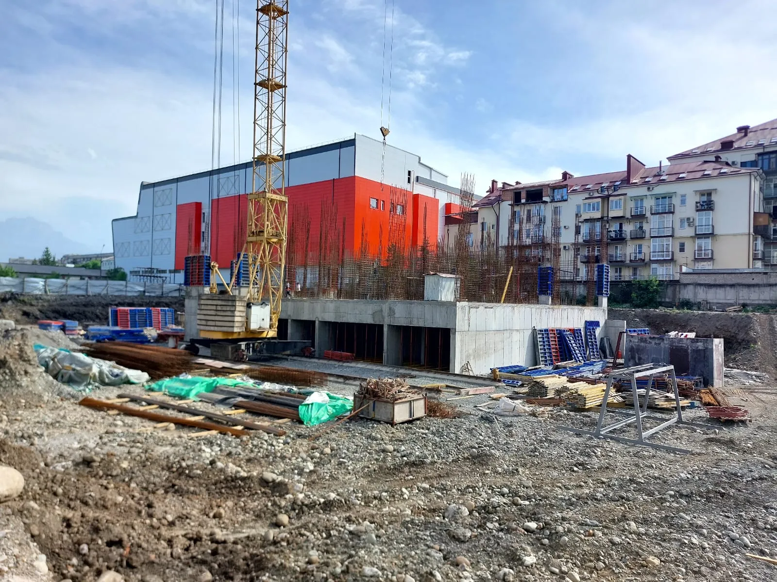 Произведение ход строительства