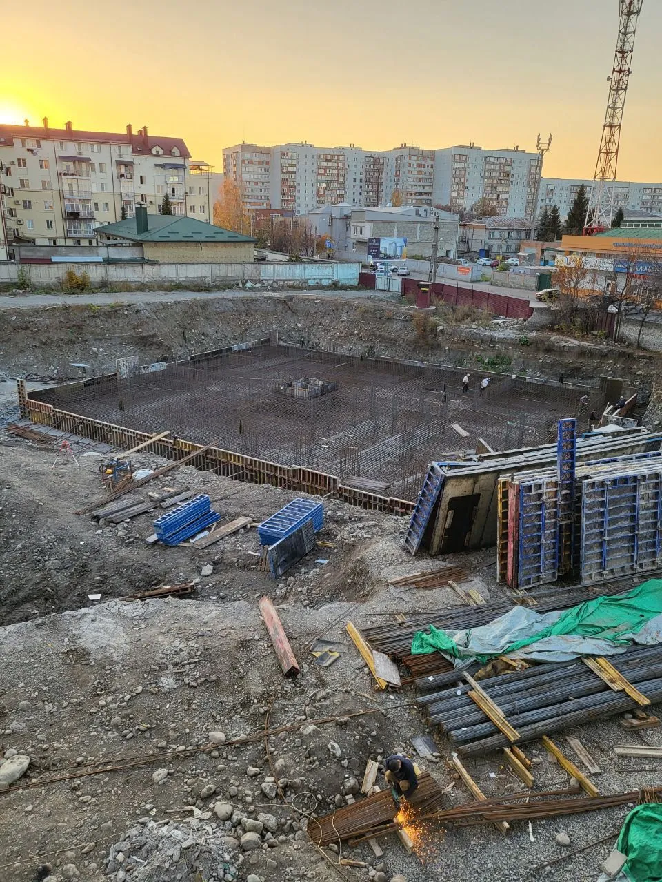 Произведение ход строительства