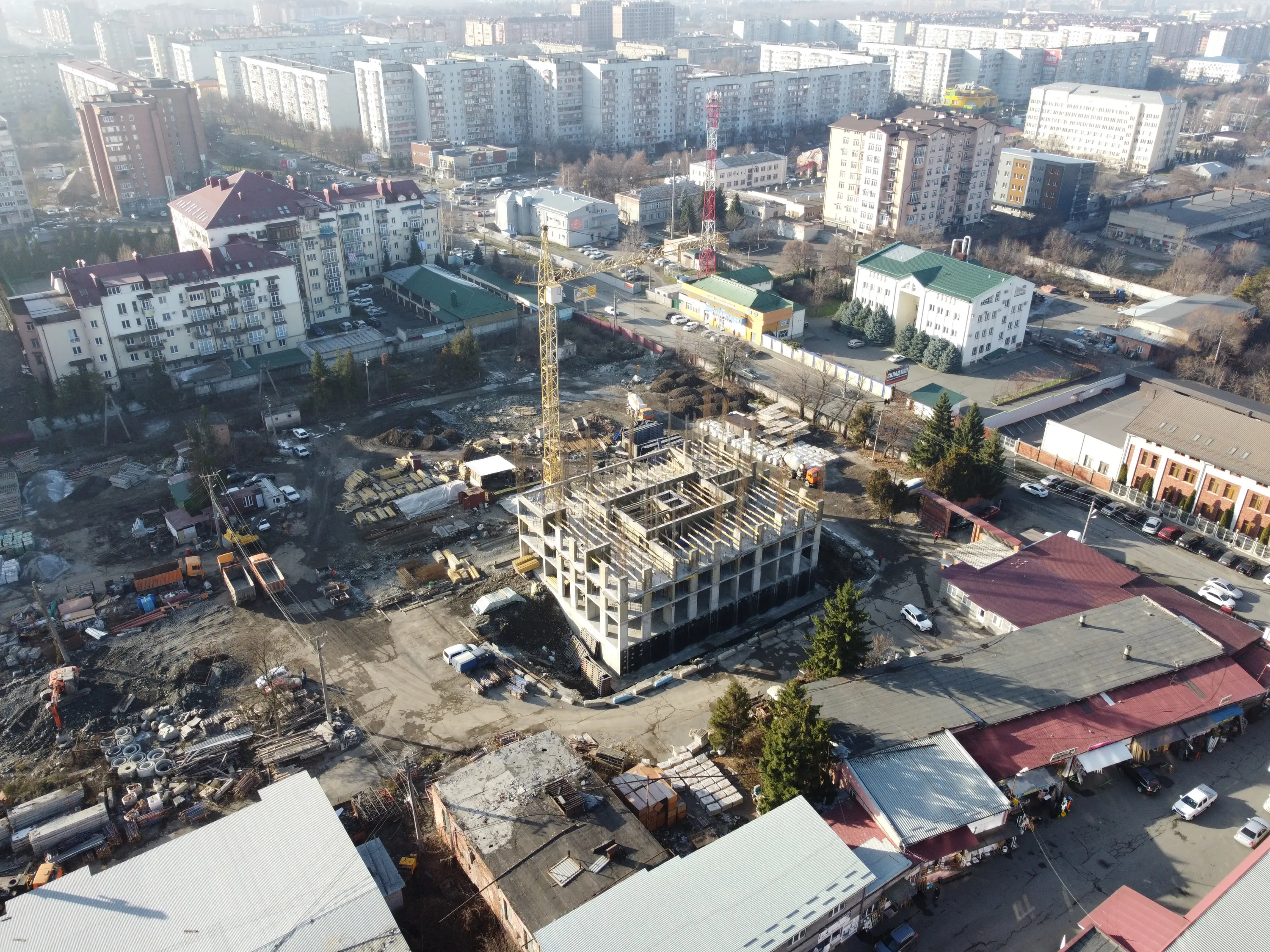 Произведение ход строительства