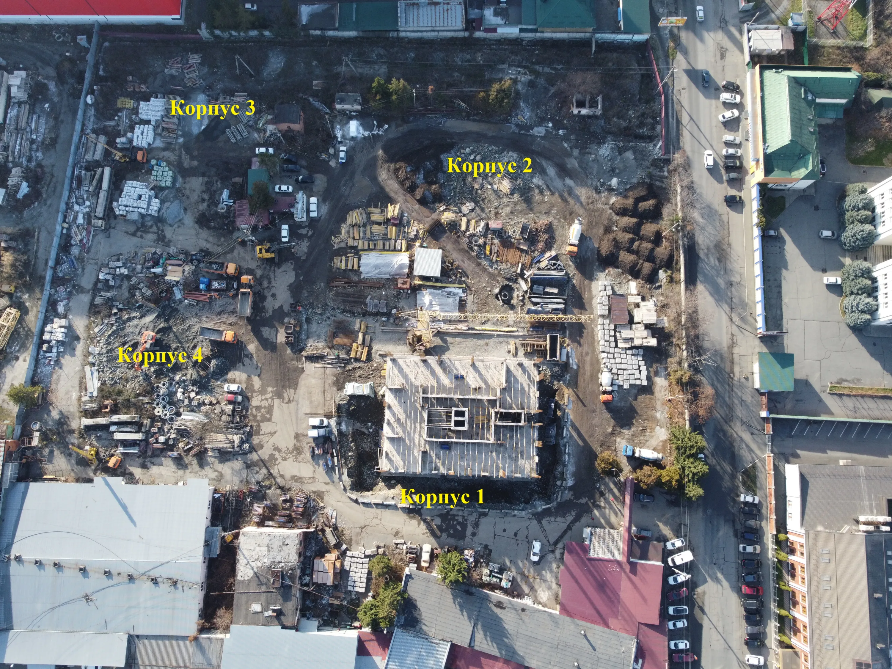 Произведение ход строительства