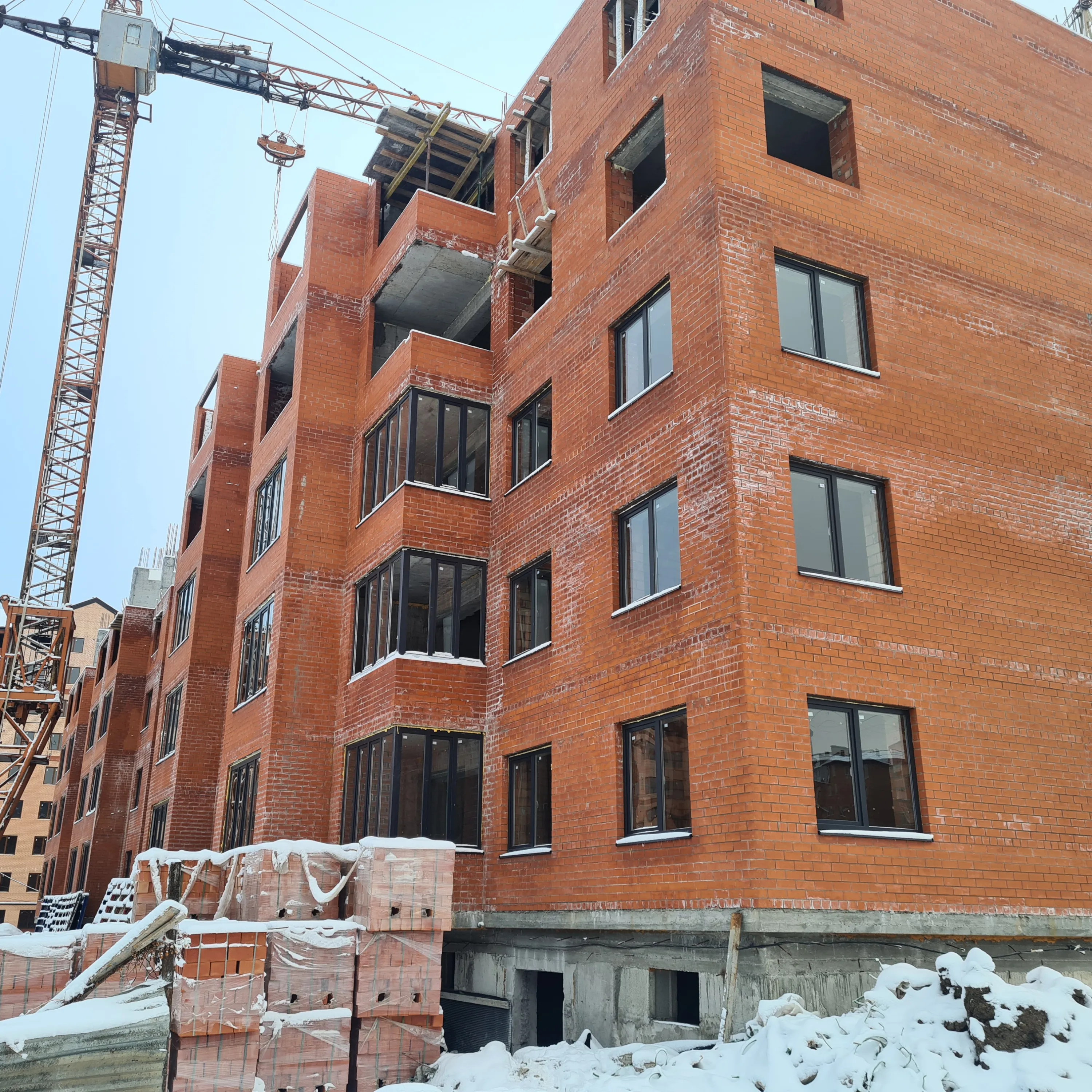 ЖК по ул Зураба Магкаева ход строительства