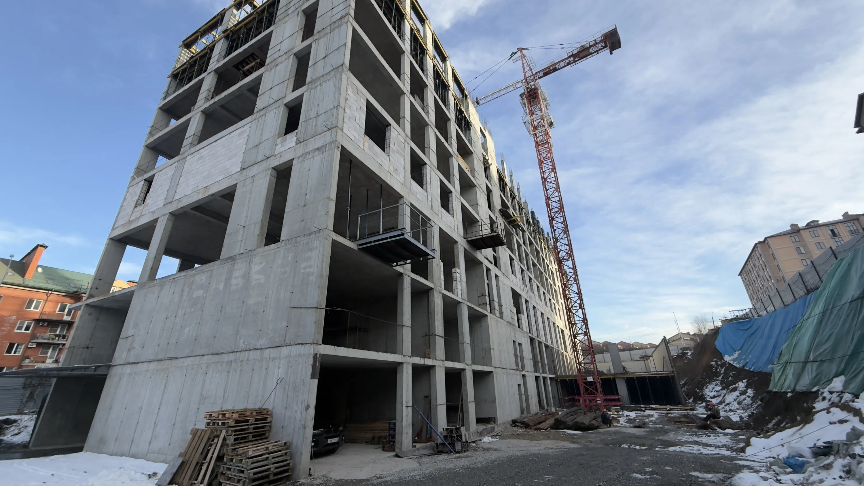 ЖК Парус 4 ход строительства