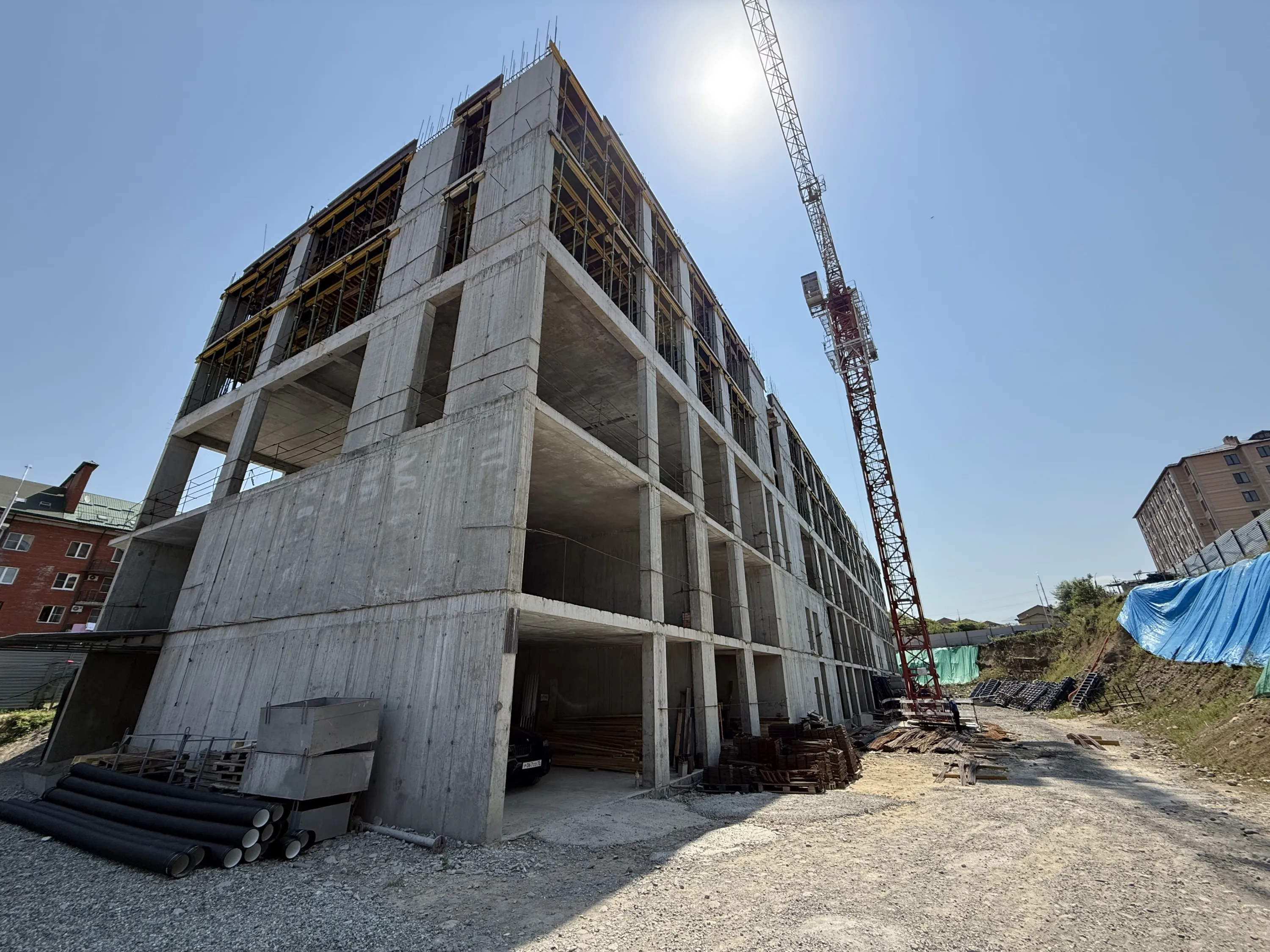 ЖК Парус 4 ход строительства