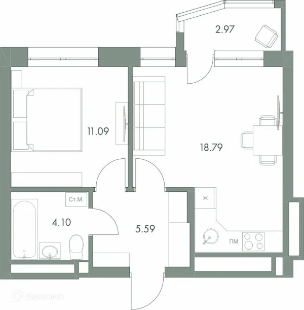 Квартира в ЖК Есенин