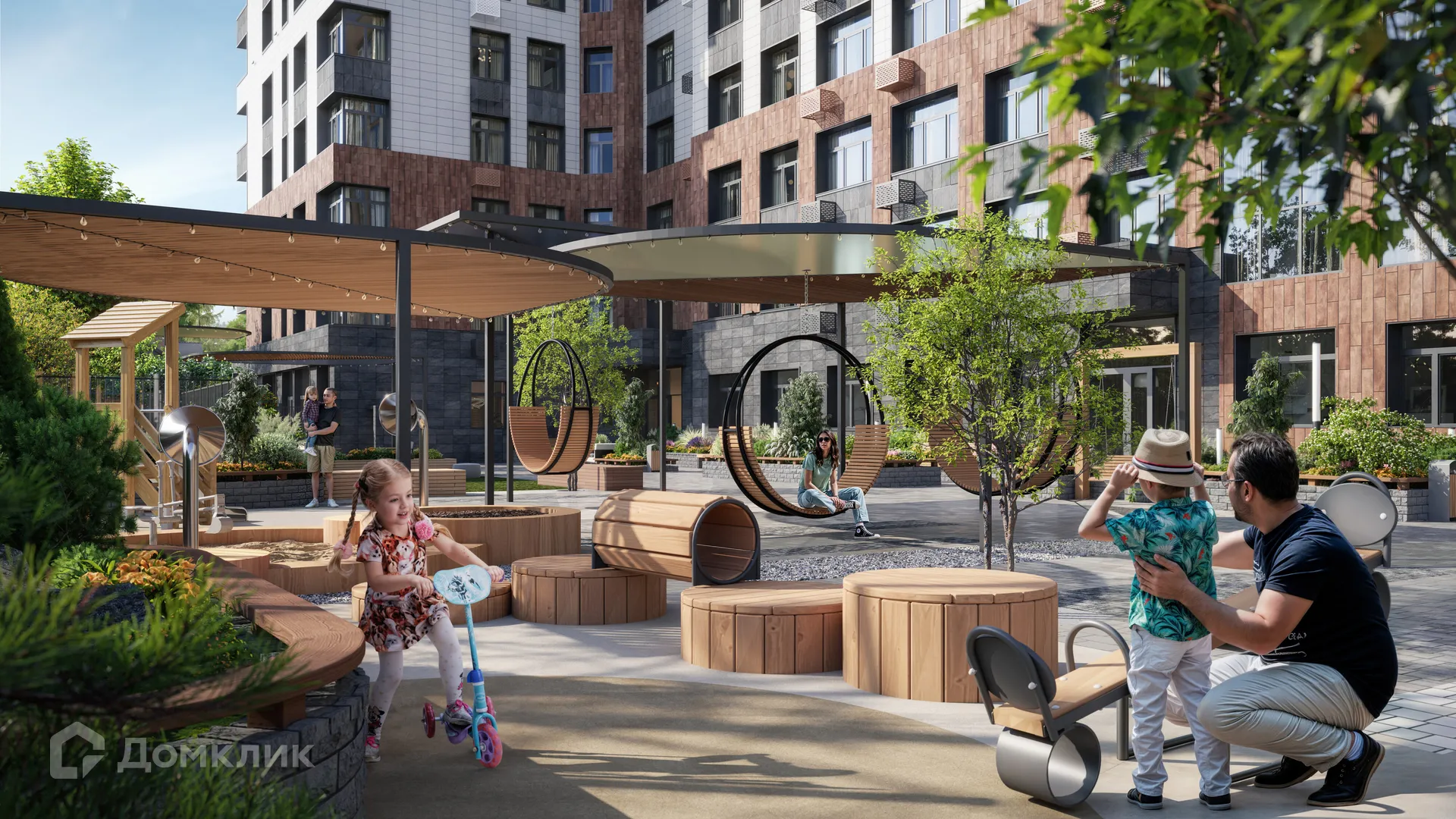 Планировка 1-комнатной квартиры 46.5 м² в ЖК Эко-квартал "Долина Ручьев", г. Ханты-Мансийск — фото 4