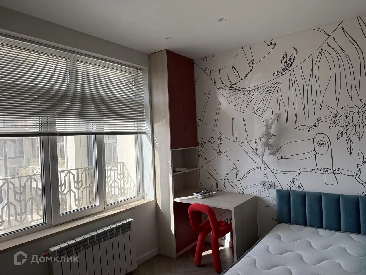 Планировка 2-комнатной квартиры 54.57 м² в ЖК Дом бизнес-класса Дягилев, г. Ханты-Мансийск — фото 10