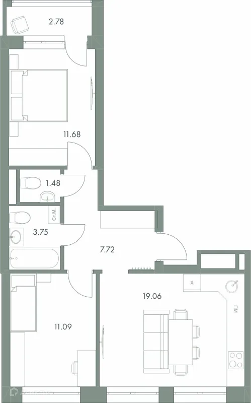 Квартира в ЖК Есенин