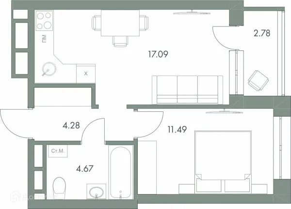 Квартира в ЖК Есенин