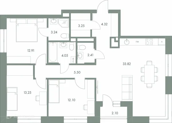 Квартира в ЖК Есенин