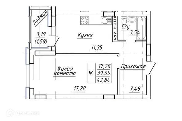 Квартира в ЖК Конева 9