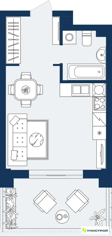 Квартира в ЖК ГРАНД БЕРЕГ