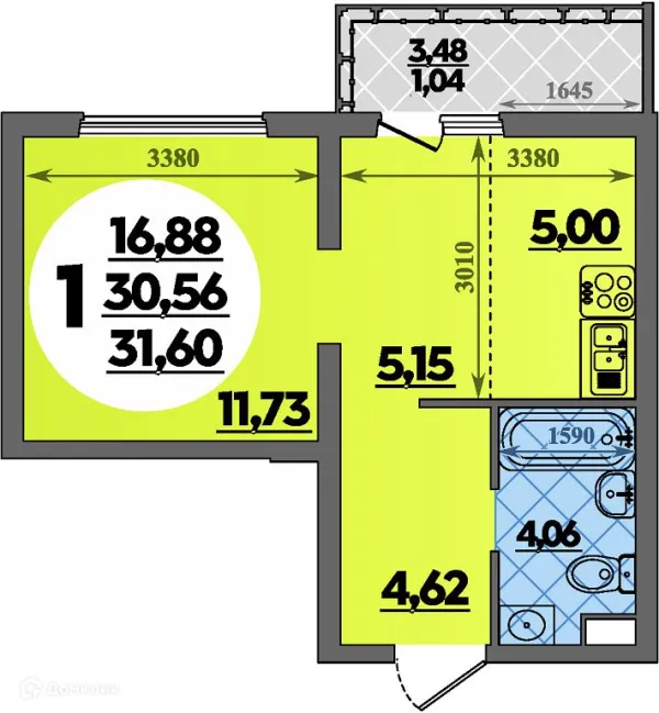 Квартира в ЖК Предгорье Лаго-Наки