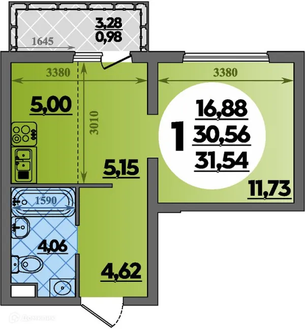 Квартира в ЖК Предгорье Лаго-Наки