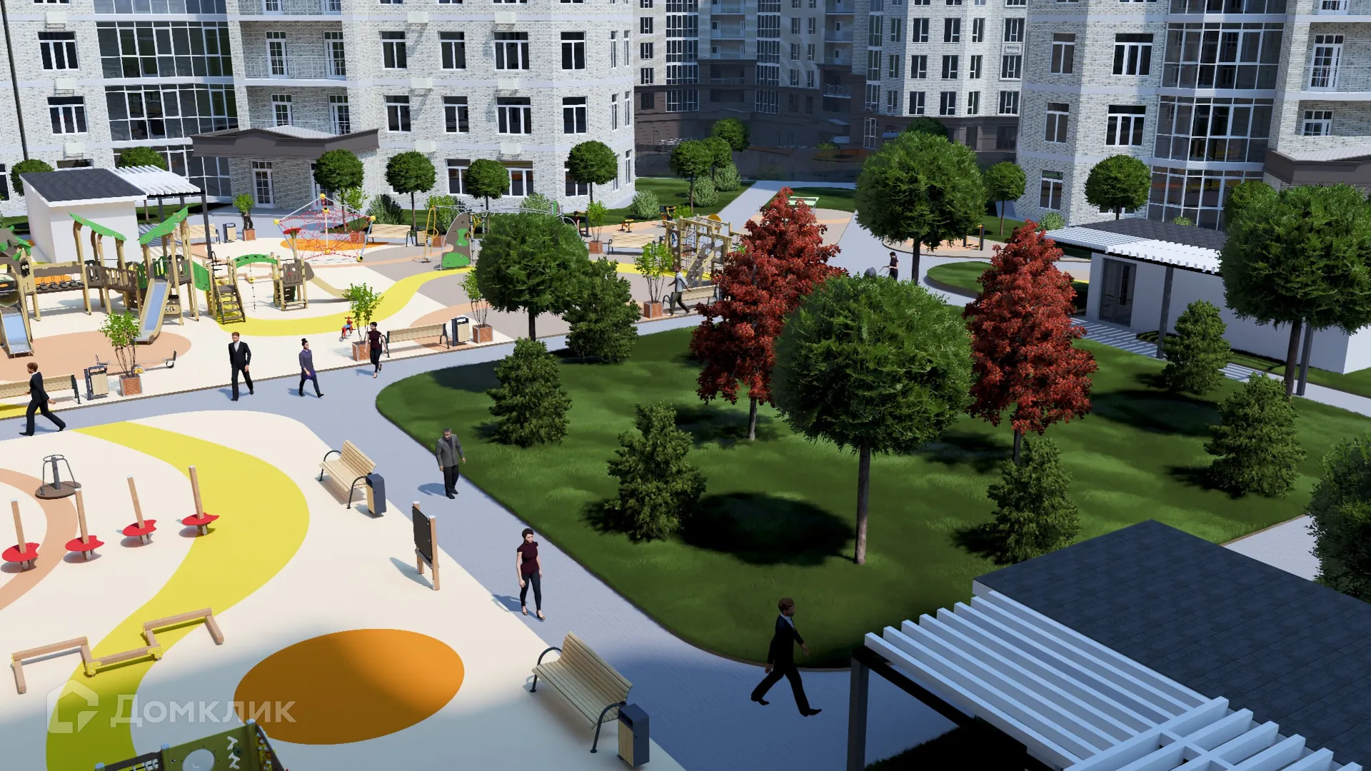 Планировка 2-комнатной квартиры 65.2 м² в «Сердце столицы», г. Майкоп — фото 25