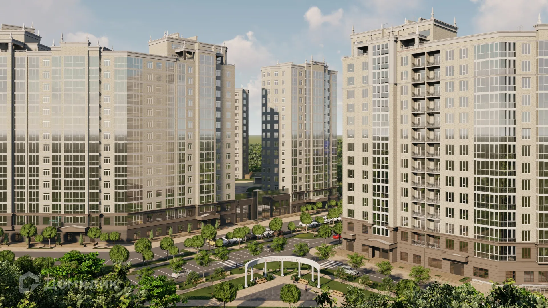 Планировка 2-комнатной квартиры 69.4 м² в «Сердце столицы», г. Майкоп — фото 6