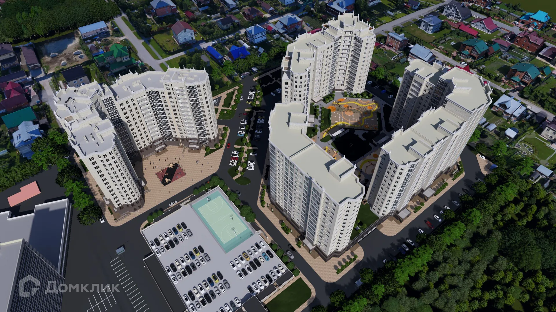 Планировка 2-комнатной квартиры 59.3 м² в «Сердце столицы», г. Майкоп — фото 27