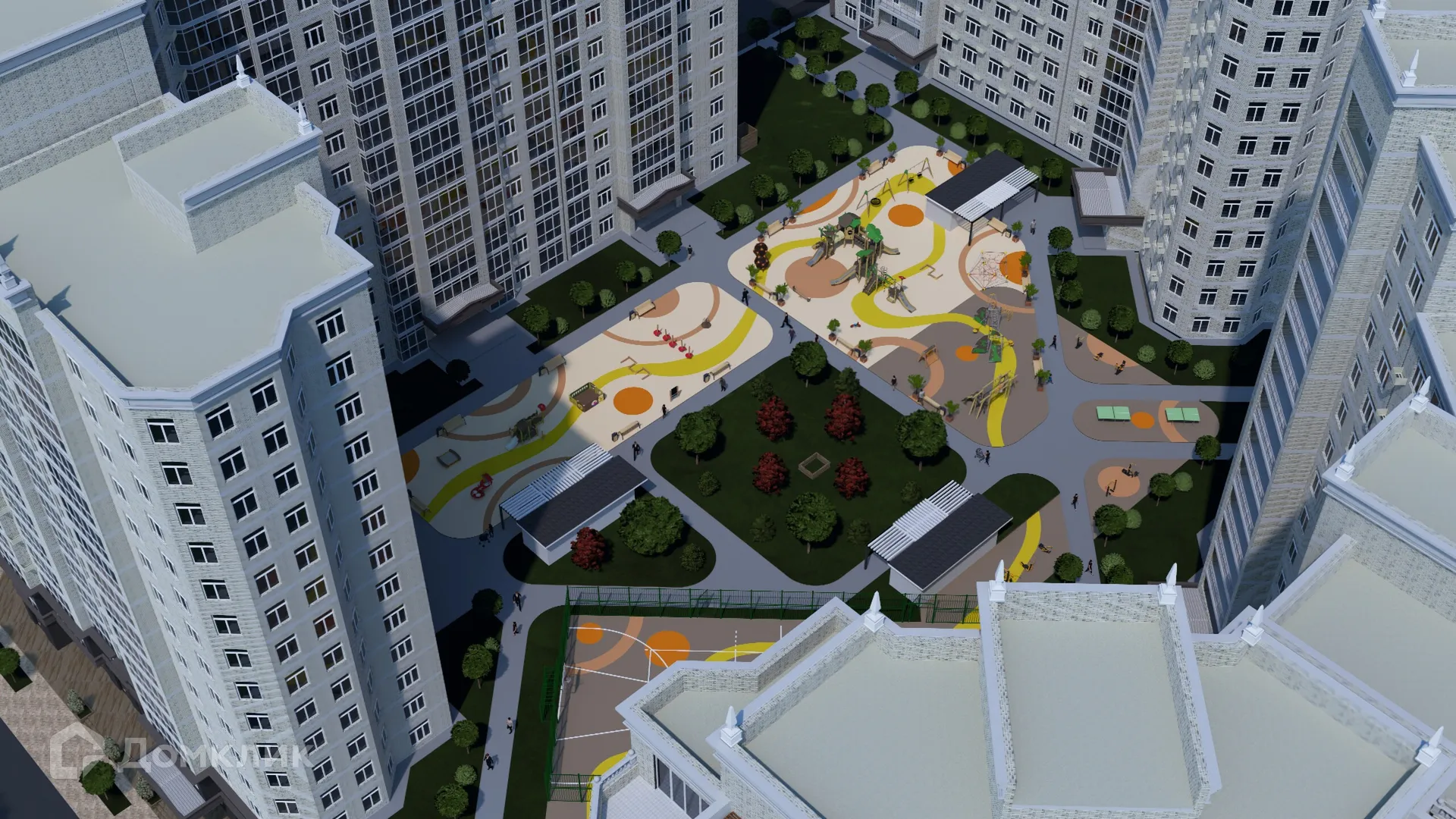 Планировка 3-комнатной квартиры 130.8 м² в «Сердце столицы», г. Майкоп — фото 23