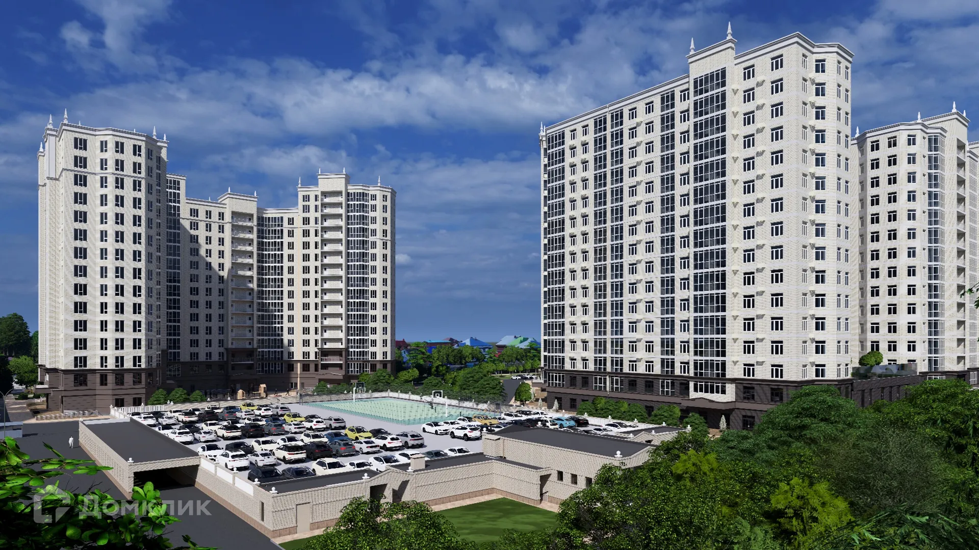 Планировка 1-комнатной квартиры 43.32 м² в «Сердце столицы», г. Майкоп — фото 26