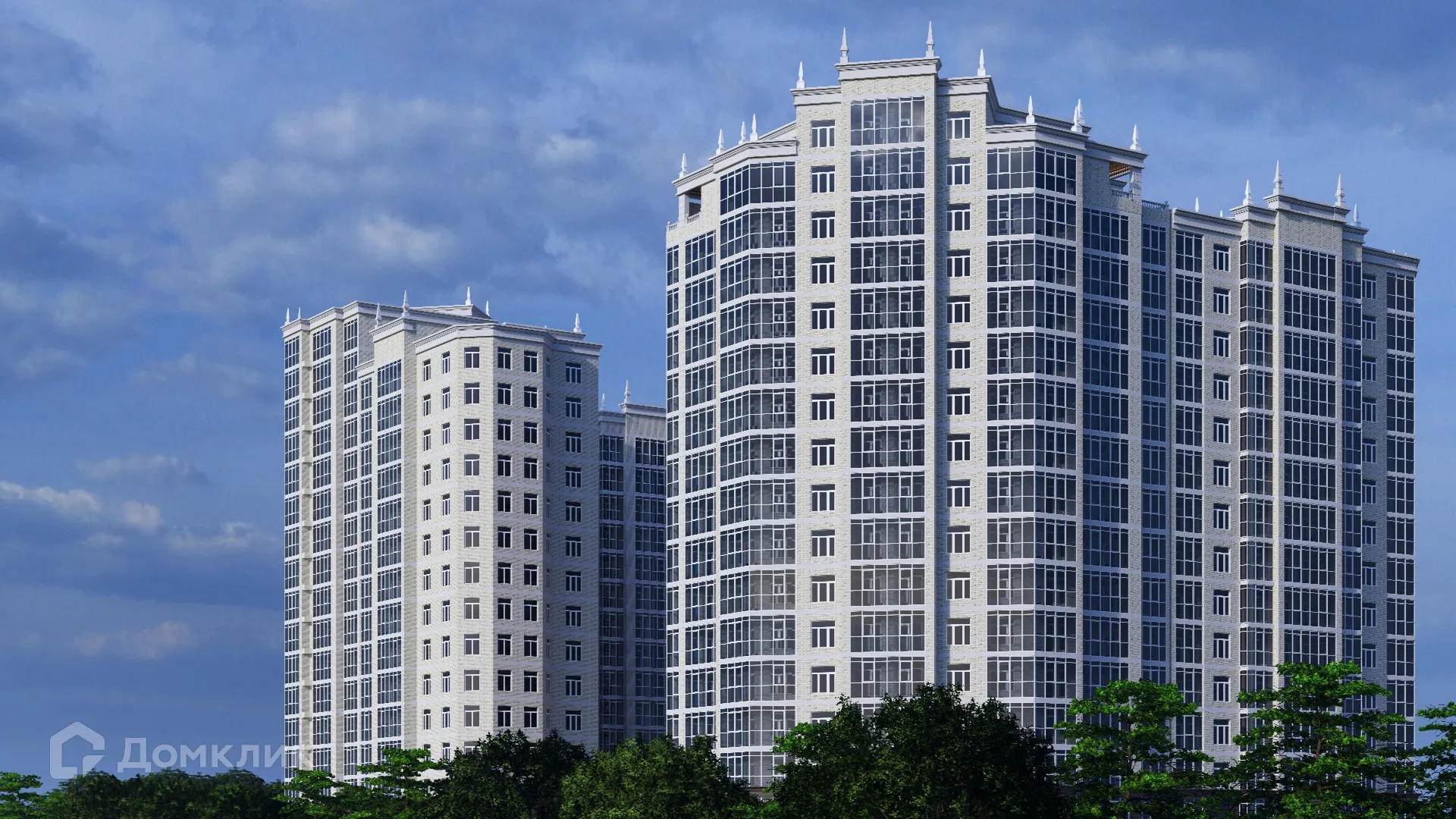 Планировка 2-комнатной квартиры 77.47 м² в «Сердце столицы», г. Майкоп — фото 6