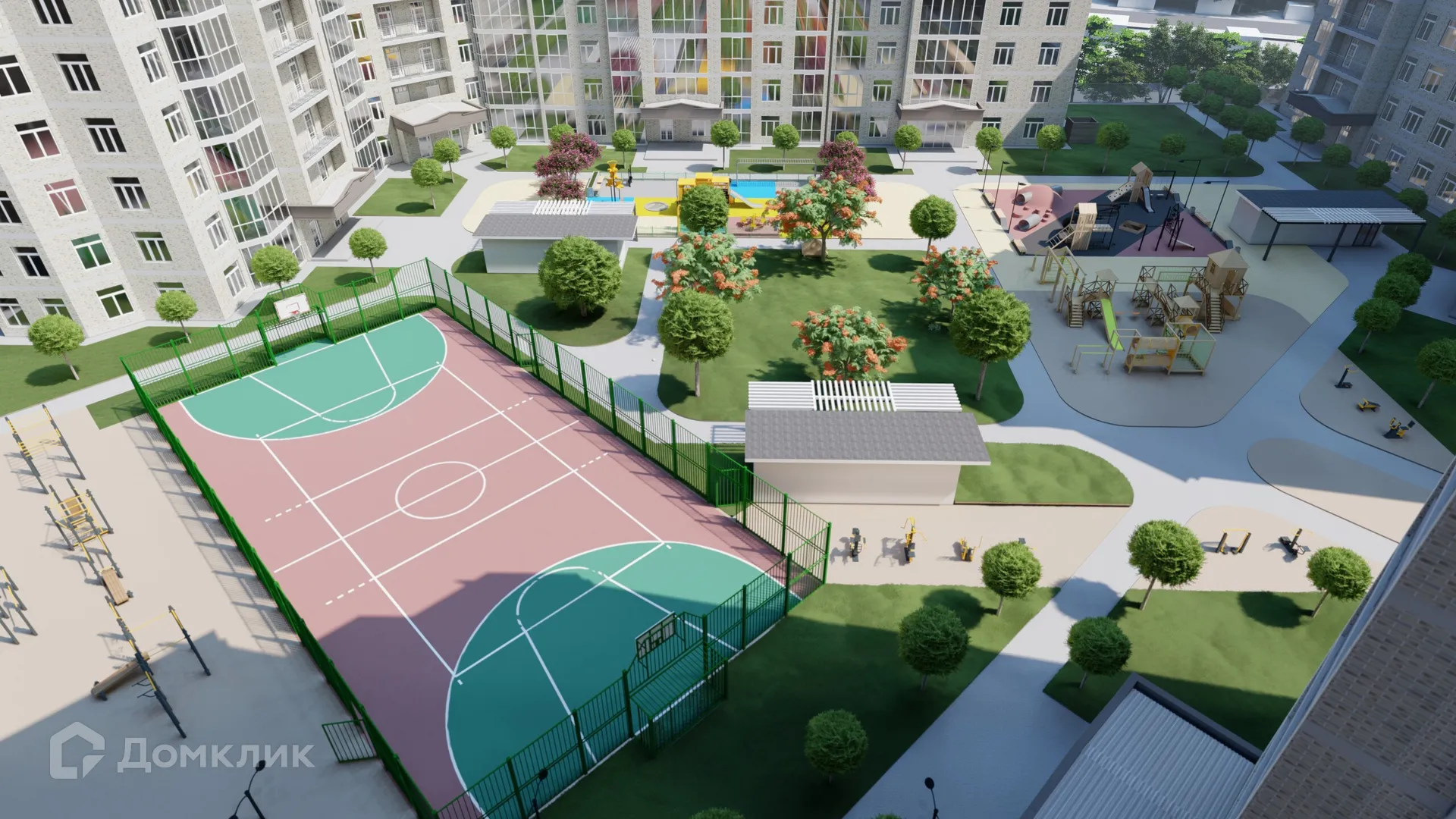 Планировка 2-комнатной квартиры 74.95 м² в «Сердце столицы», г. Майкоп — фото 27