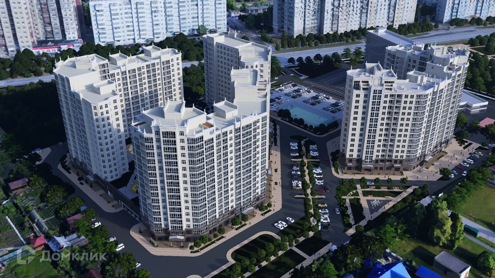 Планировка 3-комнатной квартиры 146.17 м² в «Сердце столицы», г. Майкоп — фото 21