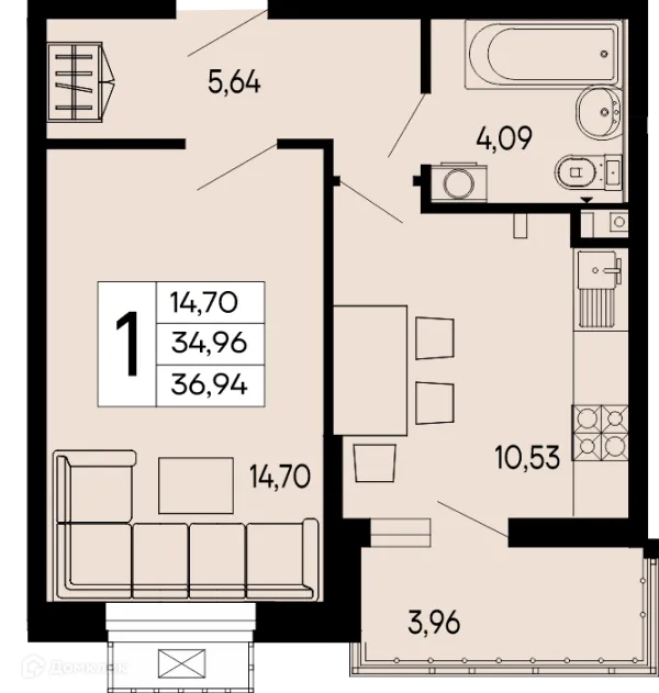 Квартира в "Эпос"