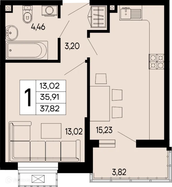 Квартира в "Эпос"