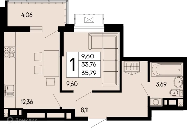 Квартира в "Эпос"