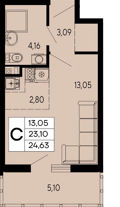 Квартира в "Эпос"