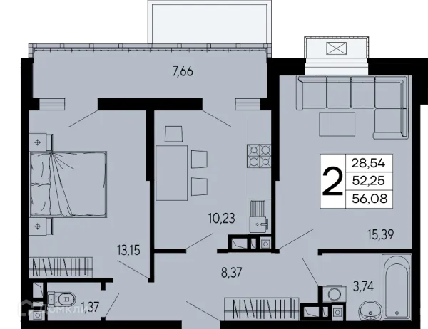 Квартира в "Эпос"