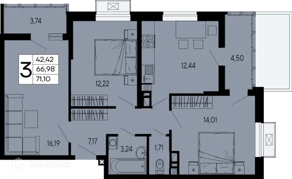 Квартира в "Эпос"