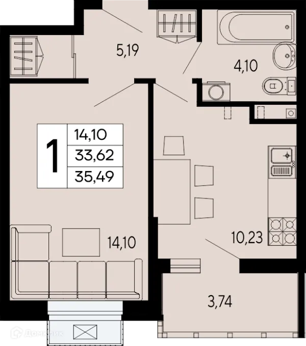 Квартира в "Эпос"