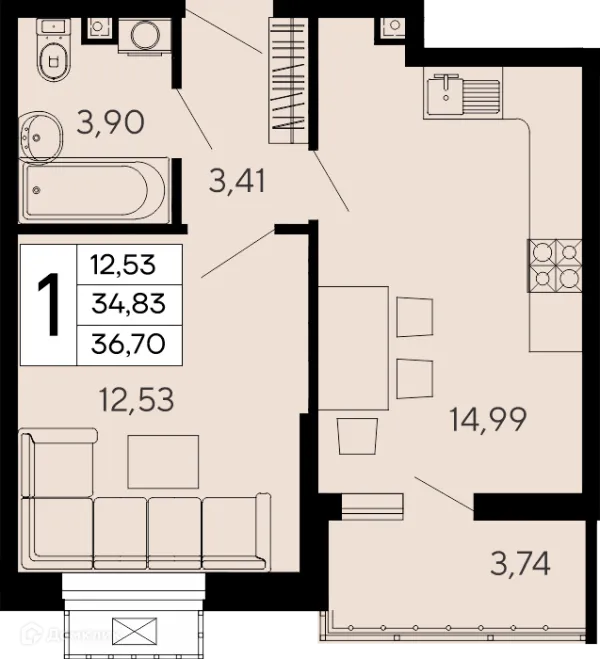Квартира в "Эпос"