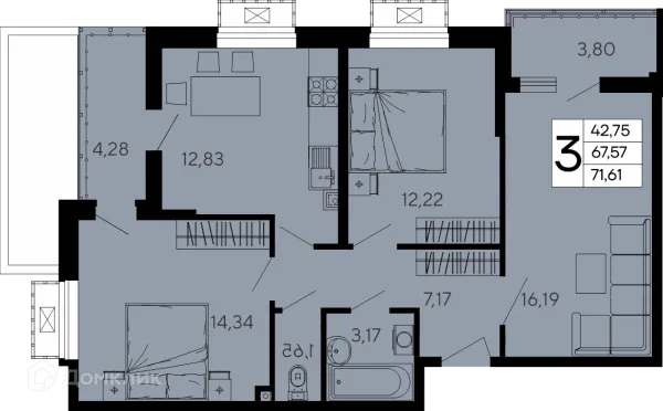 Квартира в "Эпос"