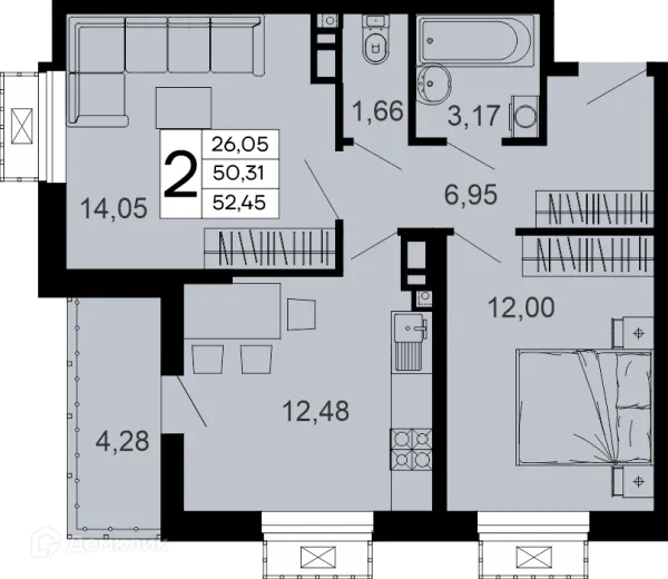 Квартира в "Эпос"