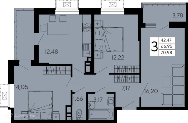 Квартира в "Эпос"