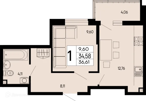 Квартира в "Эпос"