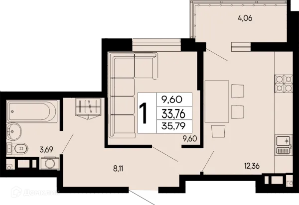 Квартира в "Эпос"