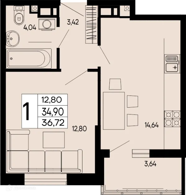 Квартира в "Эпос"
