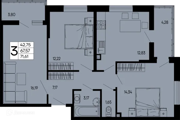 Квартира в "Эпос"