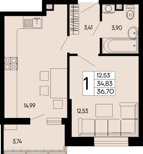 Квартира в "Эпос"