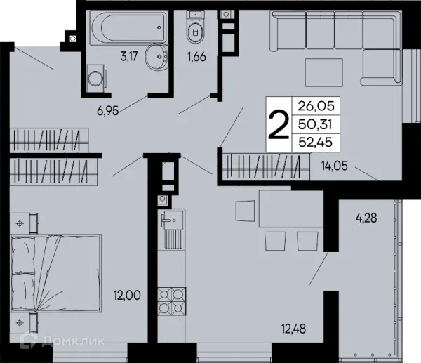 Квартира в "Эпос"