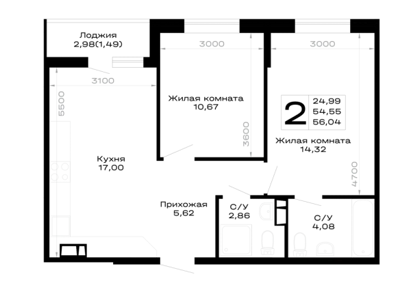 Квартира в Горные высоты