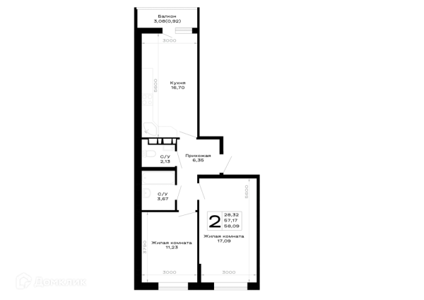Квартира в Горные высоты