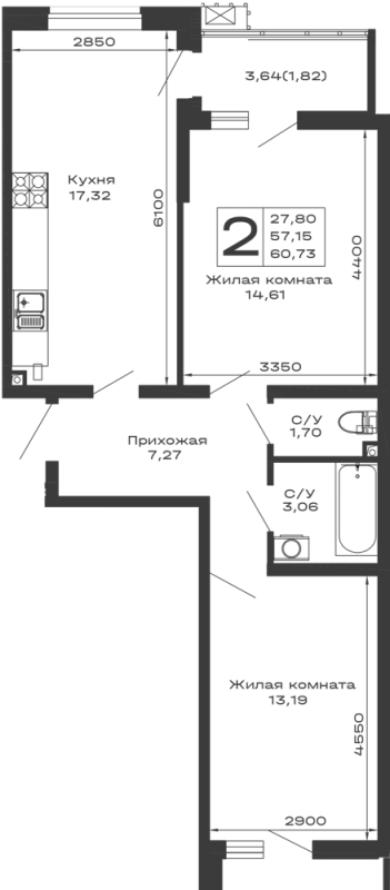 Квартира в ЖК Долина