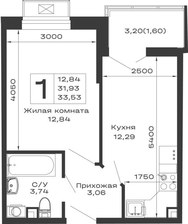 Квартира в ЖК Долина
