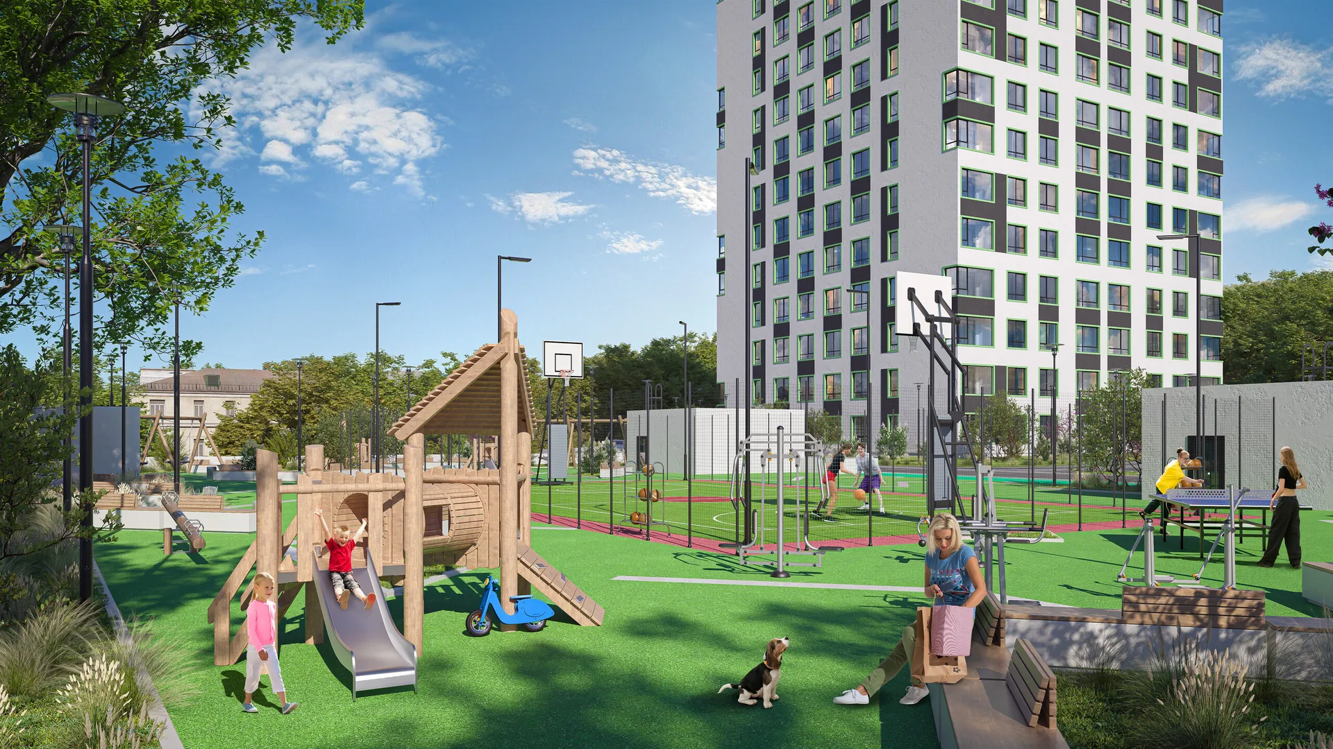 Планировка 1-комнатной квартиры 40 м² в ЖК Северное Сияние, г. Мурманск — фото 5