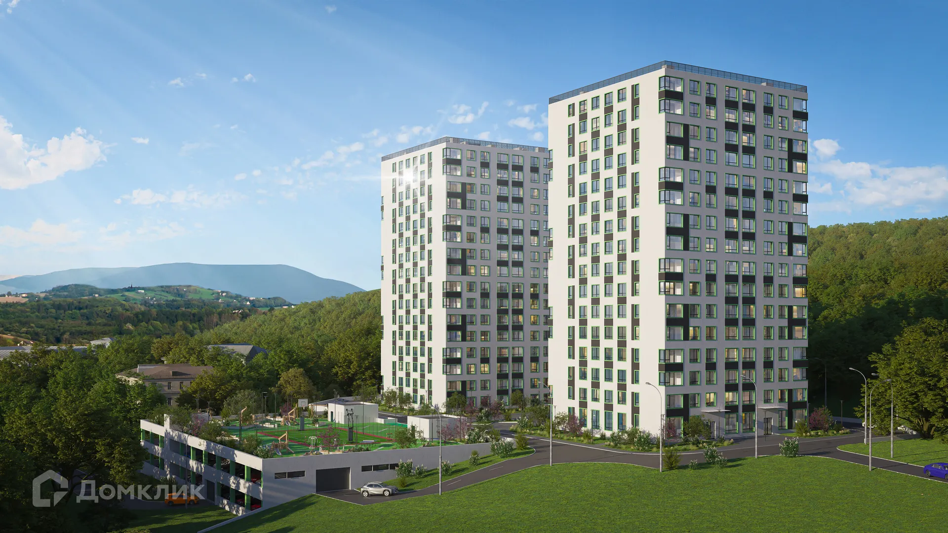 Планировка 2-комнатной квартиры 63.91 м² в ЖК Северное Сияние, г. Мурманск — фото 3