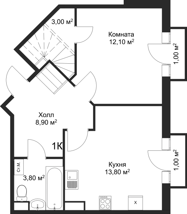 Квартира в ЖК Рахманинов